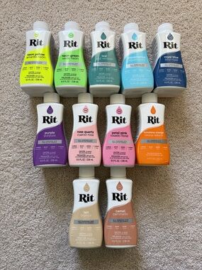 Rit fabric dyes
